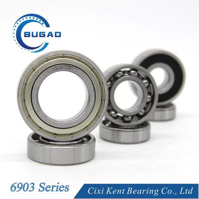 単列6903 機械コア標準ボールベアリング 17*30*7mm 工業用